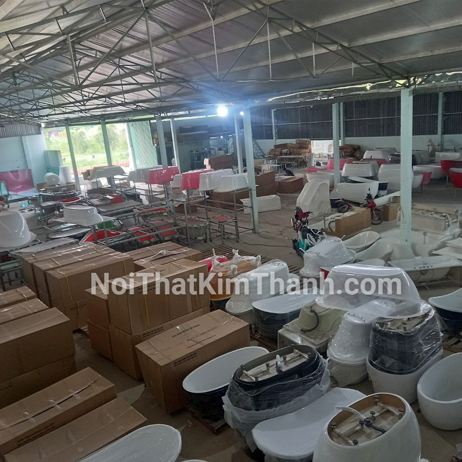 Xưởng sản xuất bồn tắm chân rồng