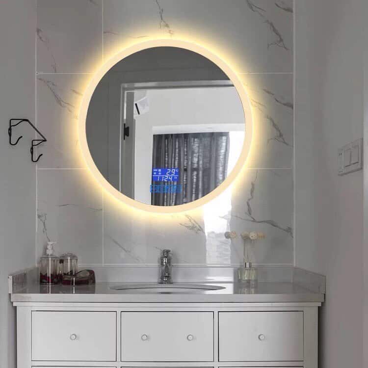 Gương trang điểm hình tròn led cảm ứng - GL17