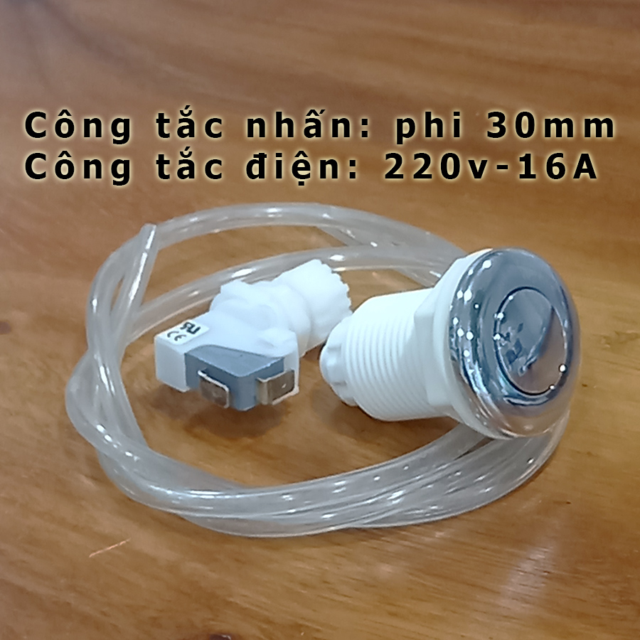 Công tắc đóng mở bằng nén hơi an toàn cho bồn tắm - PK159 Công tắc đóng mở bằng nén hơi an toàn cho bồn tắm - PK159