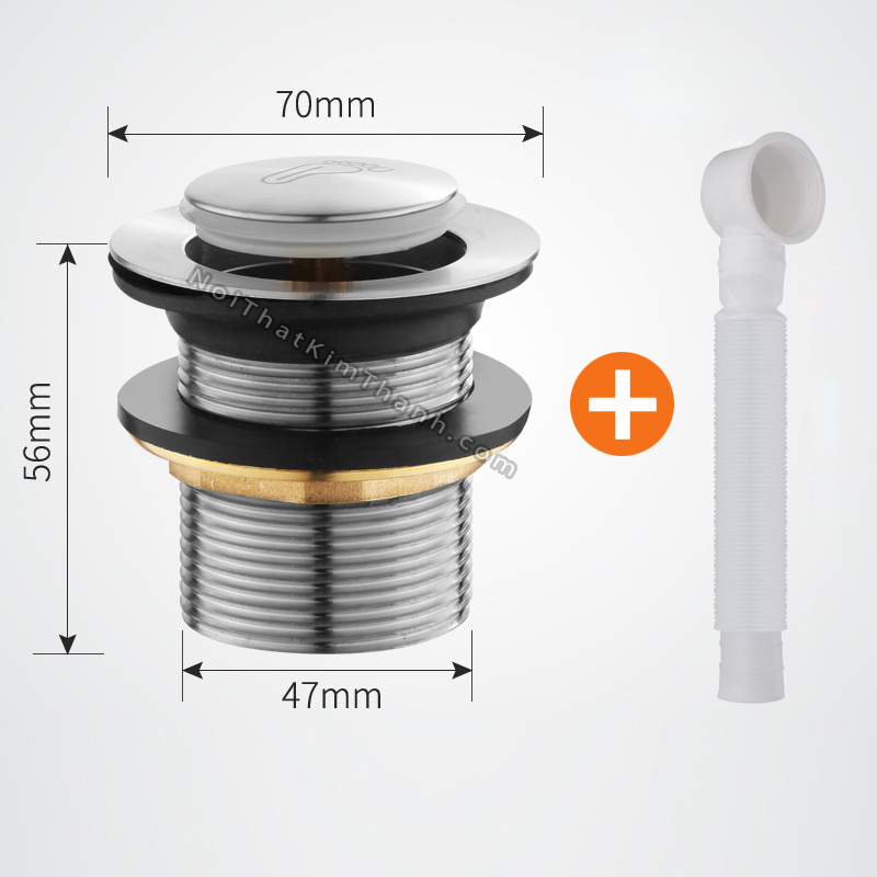 Bộ xả đạp xả nhấn loại dài cho bồn tắm đá - PK160 Bộ xả đạp xả nhấn loại dài cho bồn tắm đá - PK160