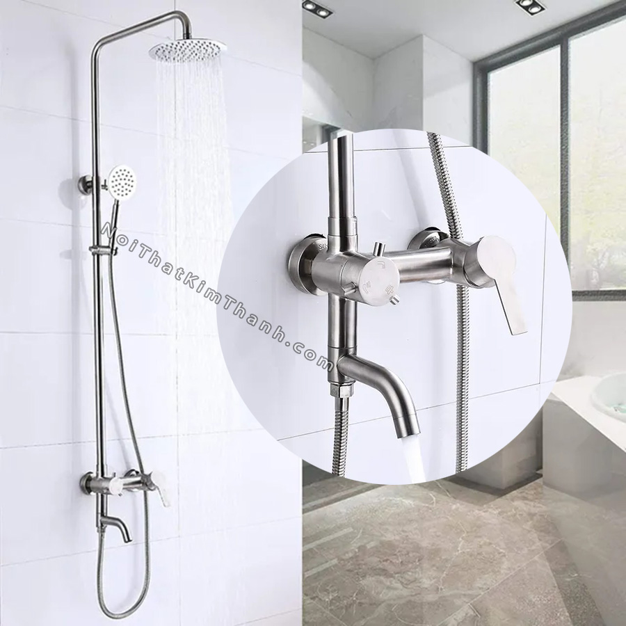 Sen cây nóng lạnh tròn lêch màu bạc bóng - SV158NL