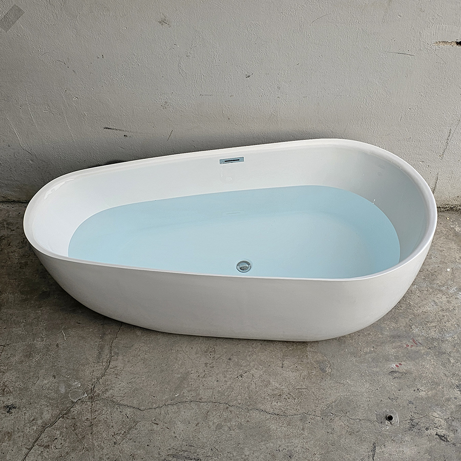 Bồn tắm oval trứng giọt nước viền mỏng - BT1278