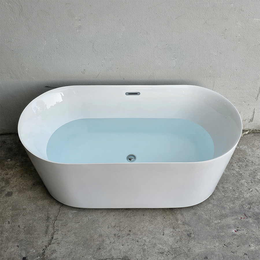 Bồn tắm hình oval thẳng - BT1284
