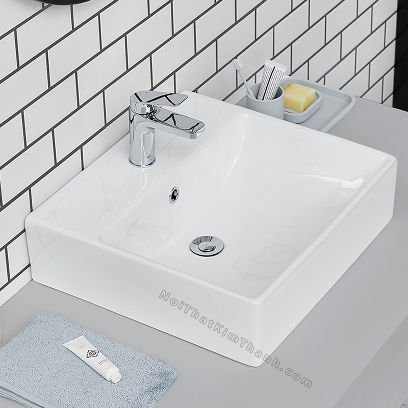 lavabo dat ban hinh chu nhat canh vuong lb50 106