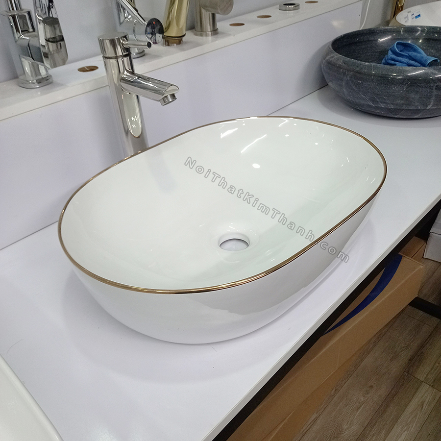 lavabo dat ban hinh elip oval lb62 49