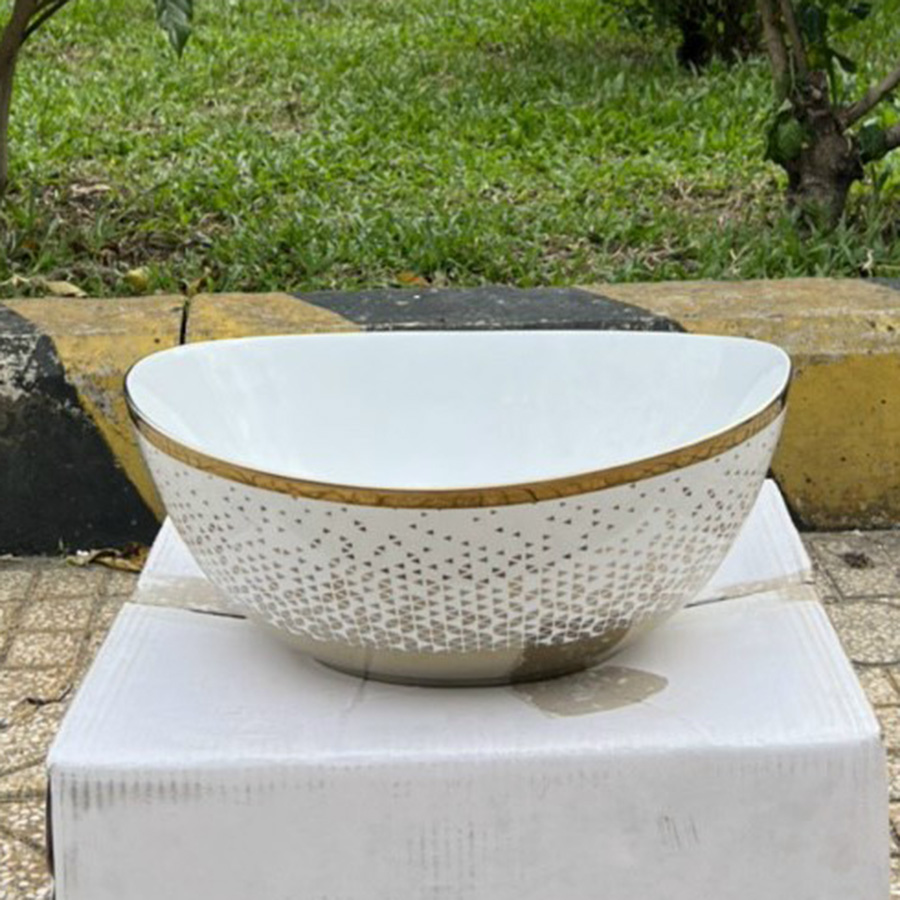 lavabo dat ban hinh tron vanh nghieng vien vang lb148 88