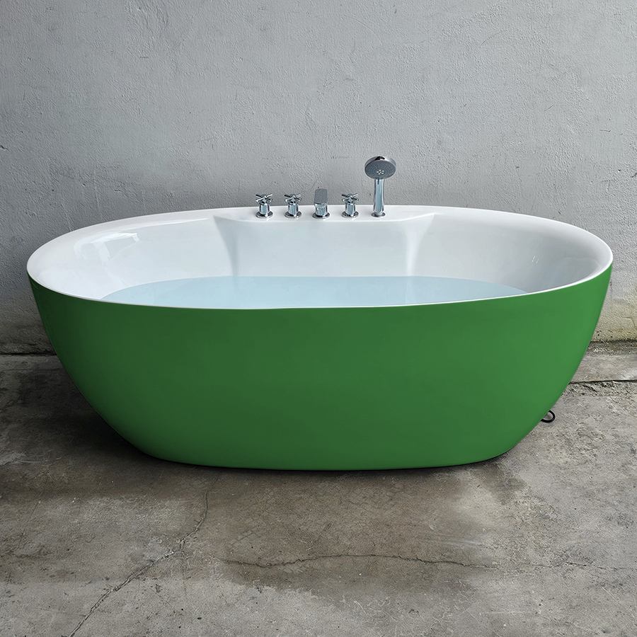 bon tam oval trung mau xanh luc co voi bt1363 270