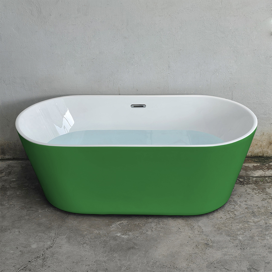 bon tam hinh oval thang mau xanh luc bt1373 154